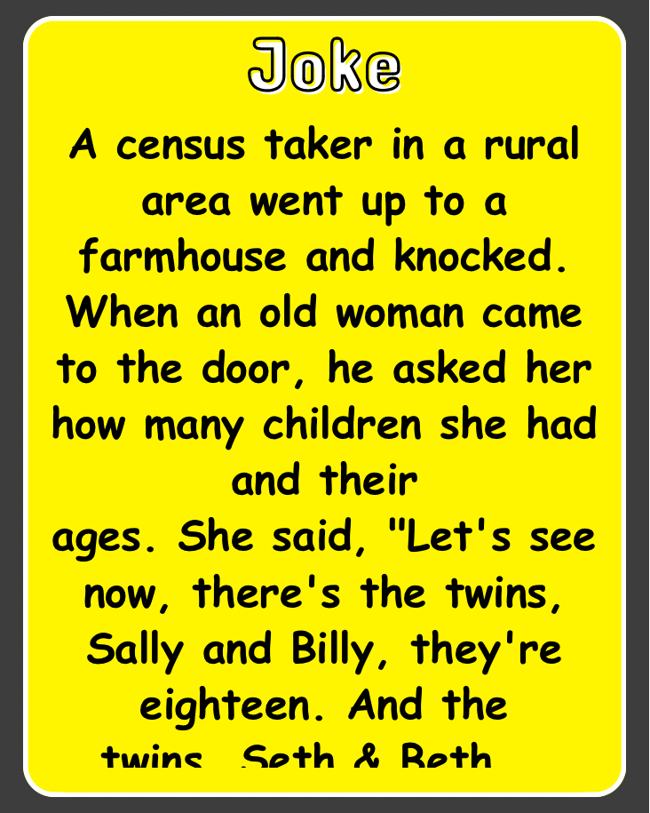 A Census Taker In A Rural Area