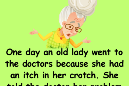 An Old Lady Having A Problem