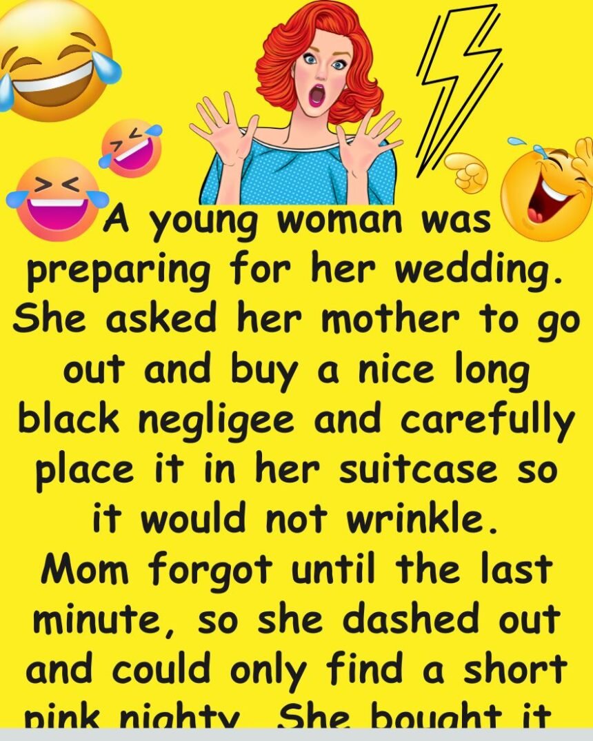 A Woman Was Preparing For Her Wedding