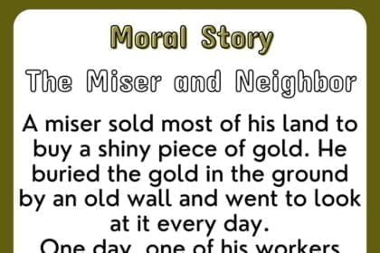 Moral Story ‣ The Miser and Neighbor