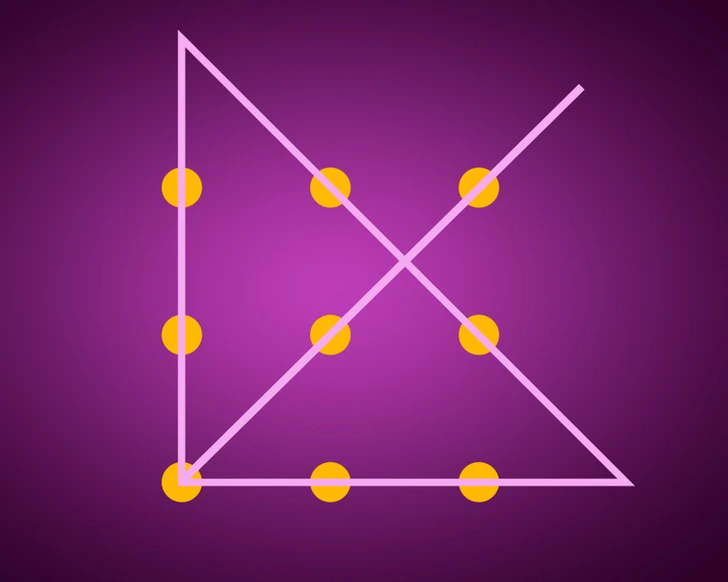 Can you draw through each dot once?