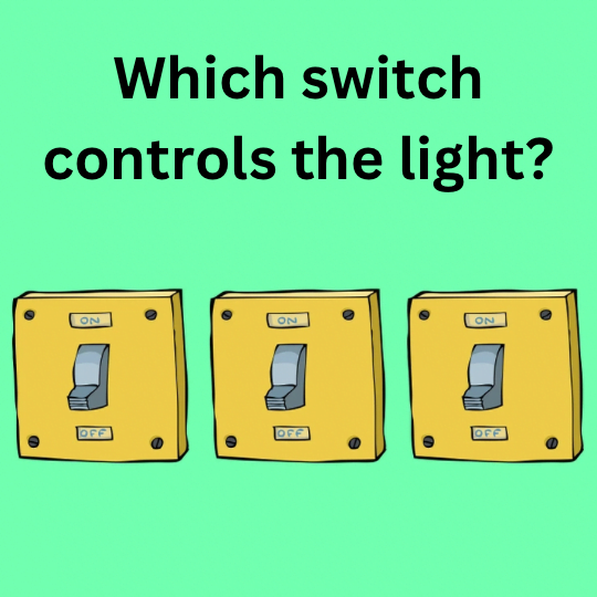 One light and 3 switches