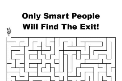 Only Smart People Will Find The Exit!