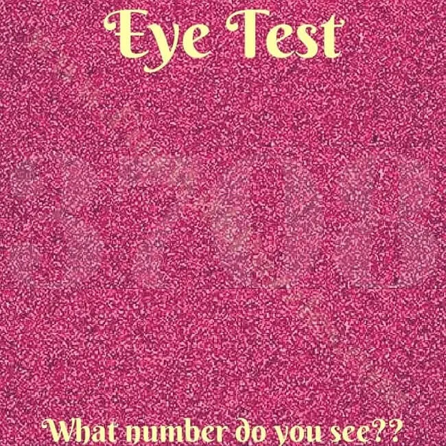 Eye Test-What Number Do You See?