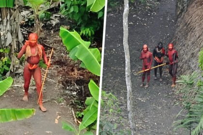 Drone Captures Rare Images of Isolated People Who Are Cut Off From the World