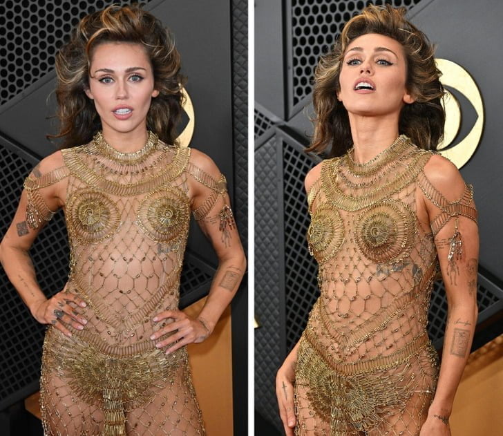 Miley Cyrus Causes a Stir by “Leaving Nothing to the Imagination” as She Wears an Extremely Revealing Dress