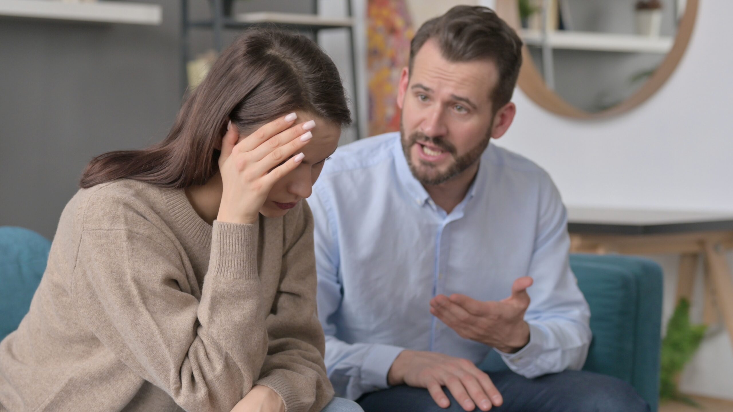 A couple arguing | Source: Shutterstock