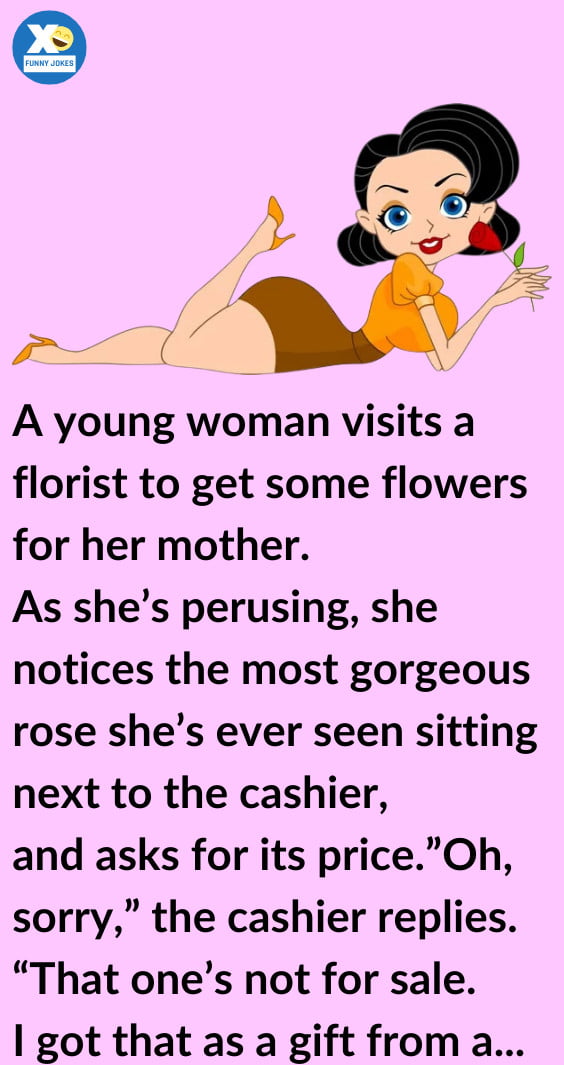 A Young Woman Visits A Florist