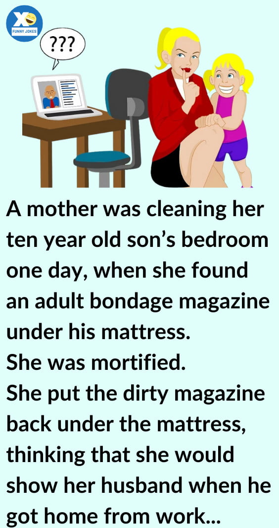 The Mum Finds An Adult Magazine Under Her Son’s Mattress