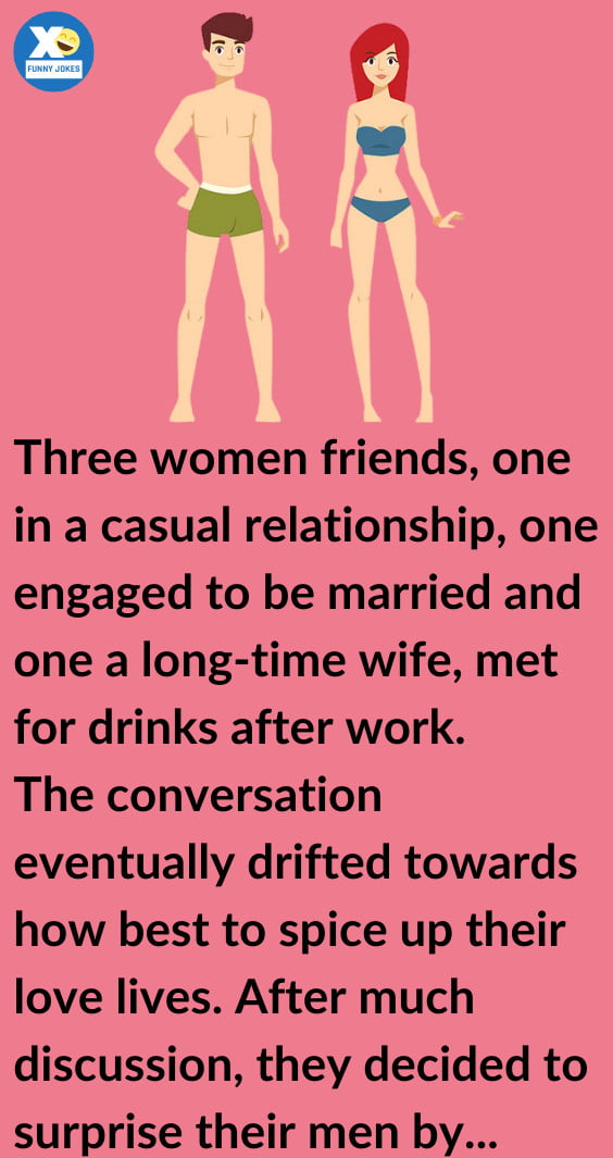 Three Women Friends Met For Drinks After Work