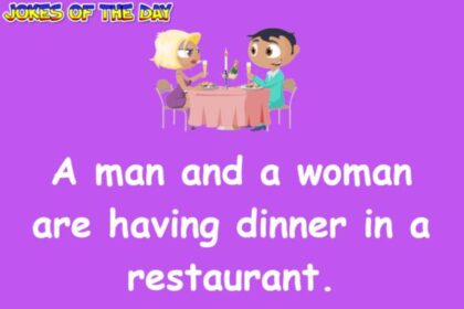 Dirty Humor: The Waitress Notices A Man Sliding Under A Table