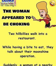 The Hillbilly Saves The Choking Woman