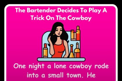 The Bartender Decides To Play A Trick On The Cowboy