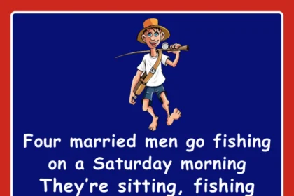 Four married men go fishing one morning – they had to make deals with their wives