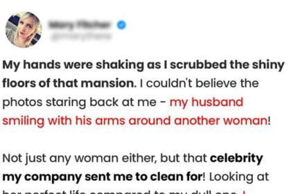 Cleaning Lady Exposes Husband's Affair With Glamorous Mistress – Story of the Day