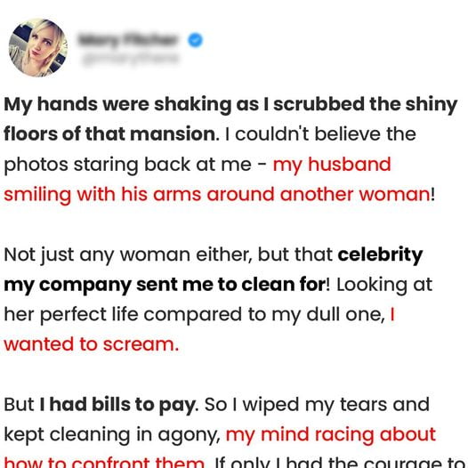 Cleaning Lady Exposes Husband's Affair With Glamorous Mistress – Story of the Day