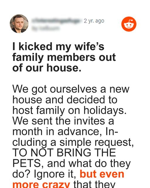 I Kicked My Wife's Family Members Out of My House on Christmas for Disobeying a Request