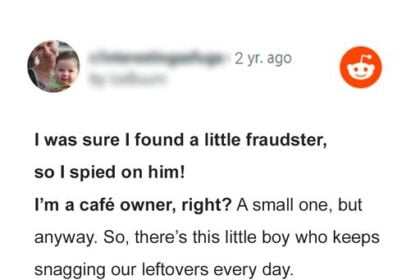 Woman Follows Little Boy Who Takes Leftovers from Her Restaurant Every Day — Story of the Day