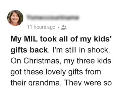 My Kids' Grandmom Came to Our Home, Packed the Christmas Presents She Gave Them & Took Them Away