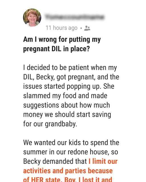 Pregnant Woman Demands Family 'Bend to Her Will' - MIL Puts Her in Her Place