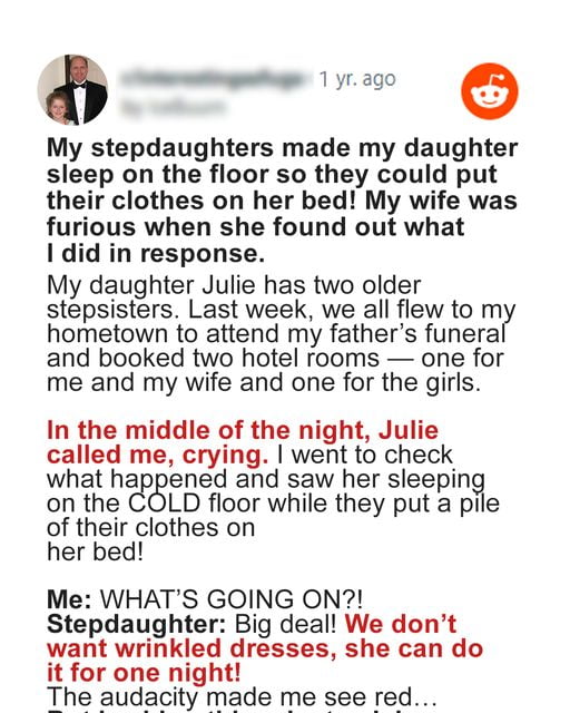 My Stepdaughters Made My Daughter Sleep On The Floor - I Stepped In and Justice Was Served