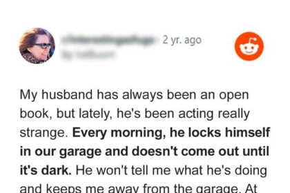 Husband Keeps Disappearing into the Garage All Day So His Wife Decides to Follow Him — Story of the Day