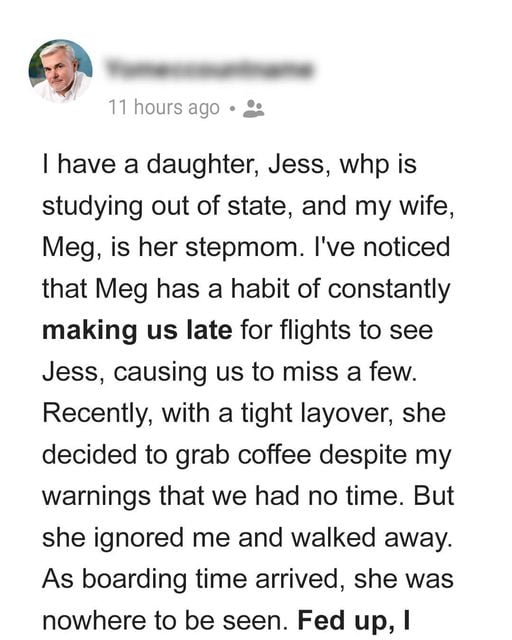 My Wife Keeps Missing Flights to Visit My Daughter, So I Decided to Board the Plane Alone to Teach Her a Lesson