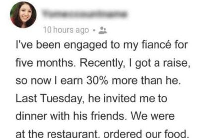 WOMAN SNEAKS OUT FROM THE RESTAURANT, WHEN HER FIANCE DEMANDED HER TO PAY THE RESTAURANT BILL