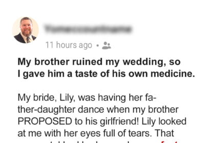 My Brother Proposed at My Wedding during My Bride's Father-Daughter Dance - We Took Revenge