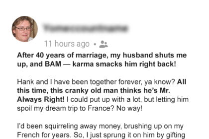 Husband Shuts Up Wife Thinking He Is Always Right, On Their 40th Anniversary They Switch Places — Story of the Day