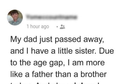 Brother Wants to Adopt His Little Sister after Dad's Death, Finds Out His Wife Is against It