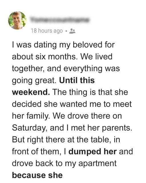 Man Dumps His Beloved Right in Front of Her Parents When He Found Out She Had a Daughter & Didn't Care Much about Her