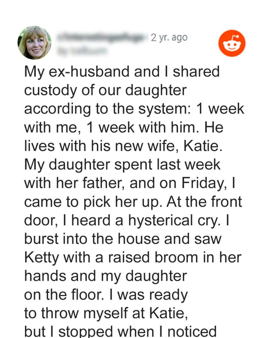 I Saw My Daughter Crying with My Ex-husband's New Wife Laughing Nearby before Realizing What Really Happened