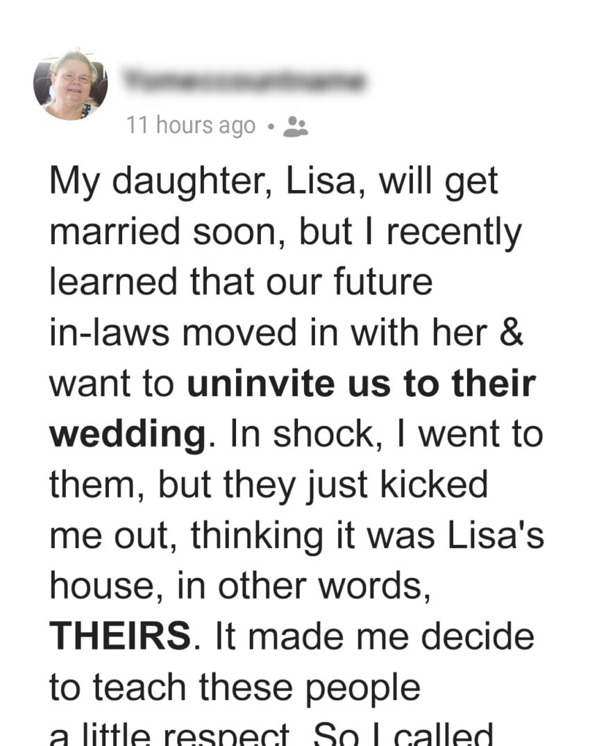 My Future In-Laws Don't Know I Own the Home They Live In & Kicked Me Out of It