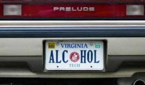 The recent social media buzz centers on a license plate