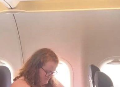 Woman tries to take her seat on a plane – but she refuses, and what happens next has the internet is divided