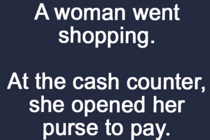 A Woman Went Shopping. –