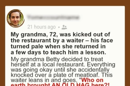 My 72-Year-Old Grandma Was Kicked out of Luxury Restaurant – Her Return Few Days Later Left Waiter Pale